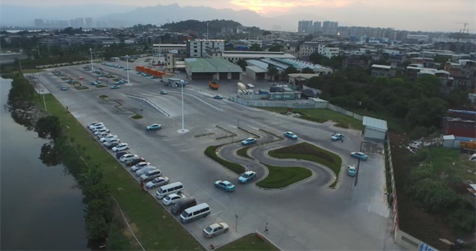 福州华威驾校训练场全景