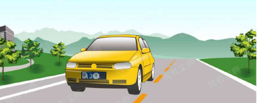 科目一道路题图片